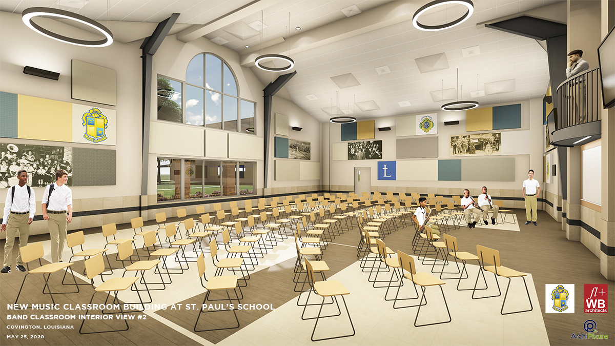 New Band Facility | St. Paul's School - Covington, Louisiana
