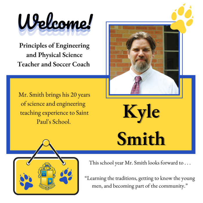 Profile of Kyle Smith, a teacher and soccer coach at St. Paul's School, a leading school for boys on the Northshore. Photo: Kyle in a tie.